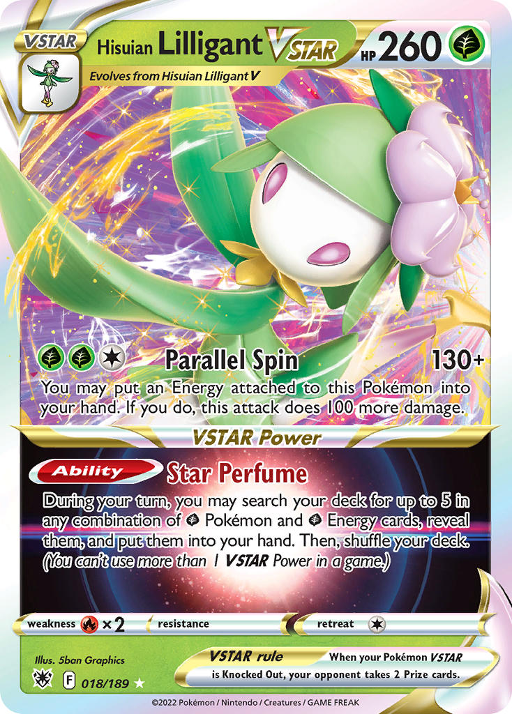 018/189 Hisuian Lilligant VSTAR