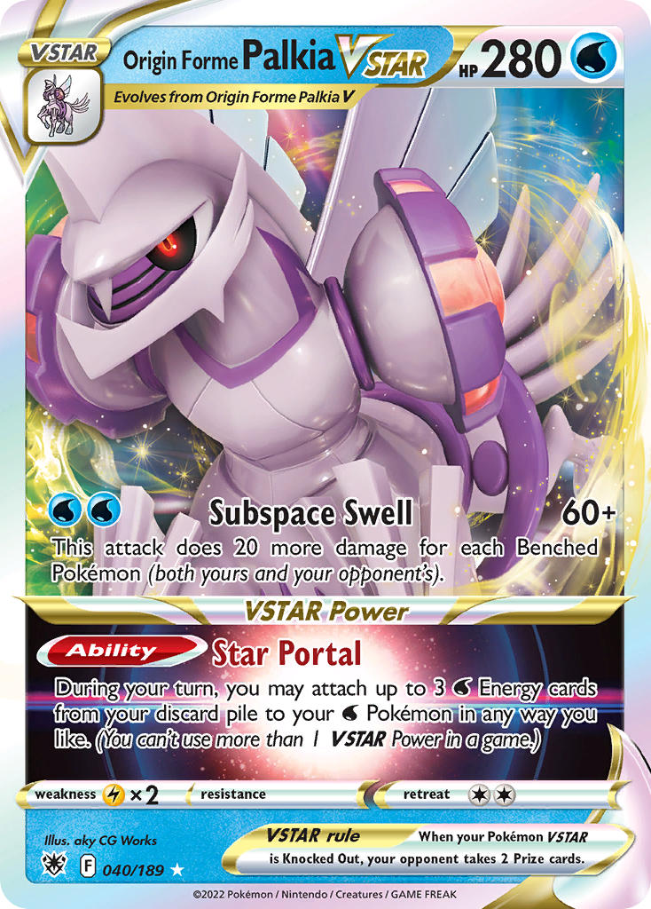 040/189 Origin Forme PalkiaVSTAR