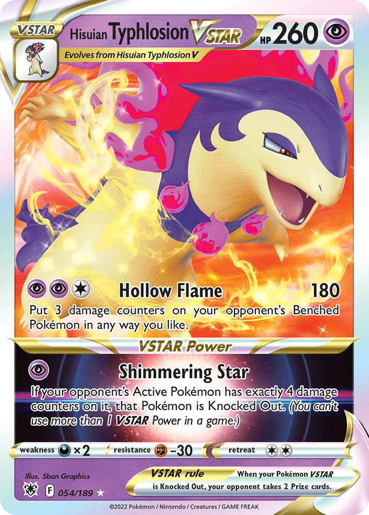 054/189 Hisuian Typhlosion VSTAR