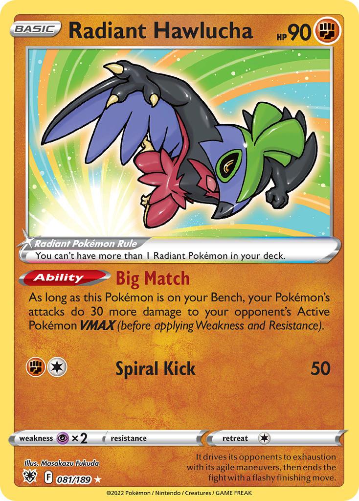081/189 Radiant Hawlucha