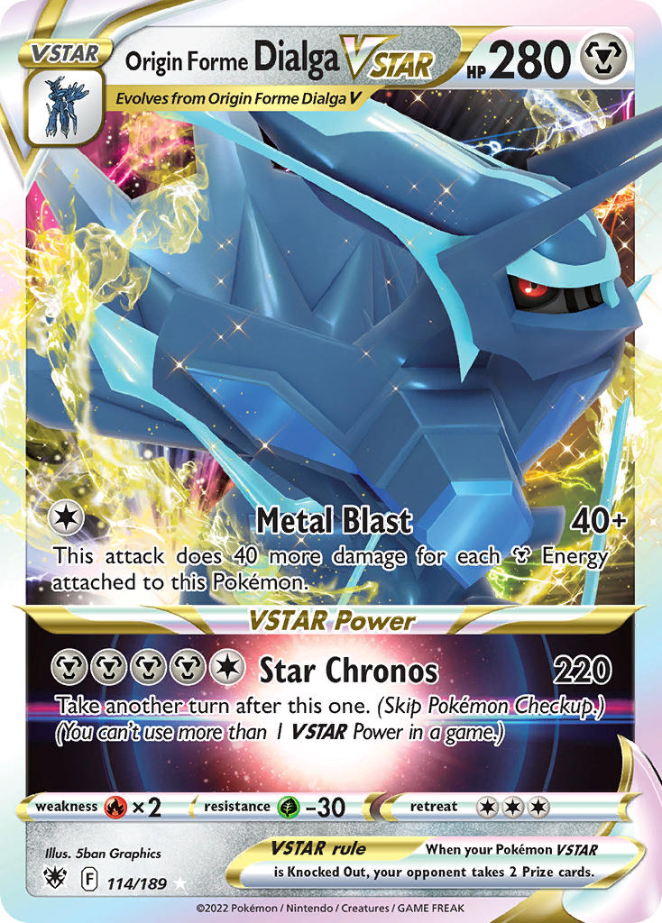 114/189 Origin Forme DialgaVSTAR