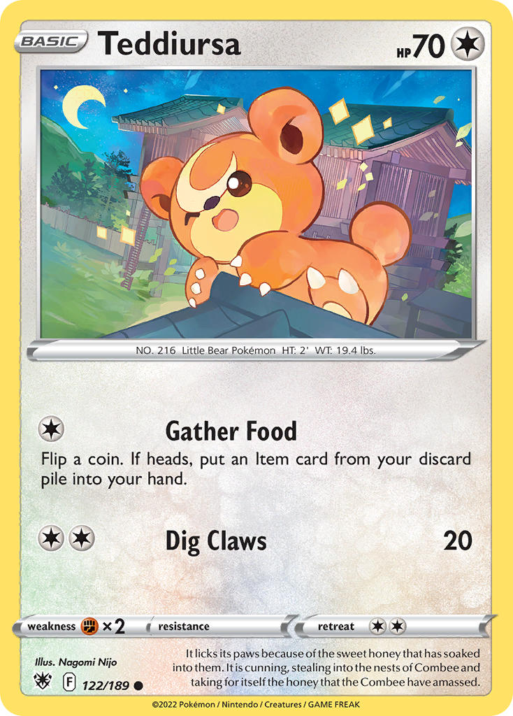 122/189 Teddiursa