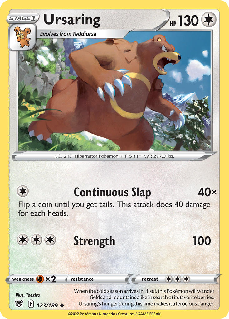 123/189 Ursaring