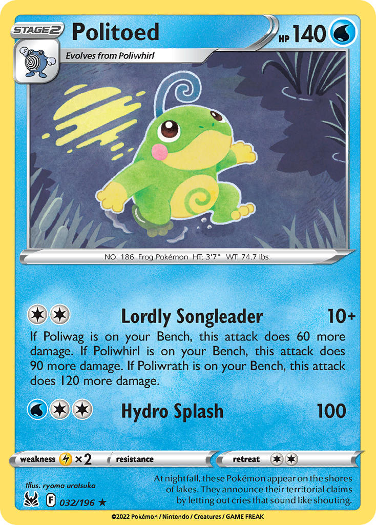 032/196 Politoed