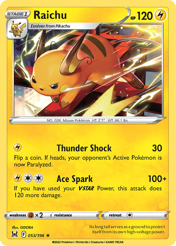053/196 Raichu