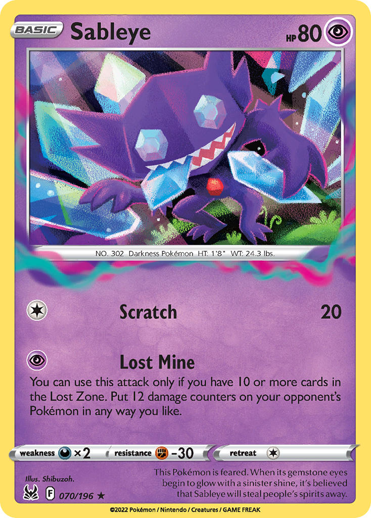 070/196 Sableye
