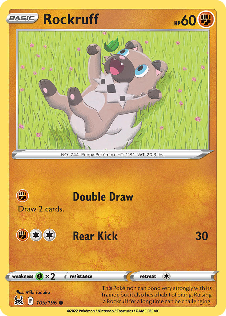 109/196 Rockruff