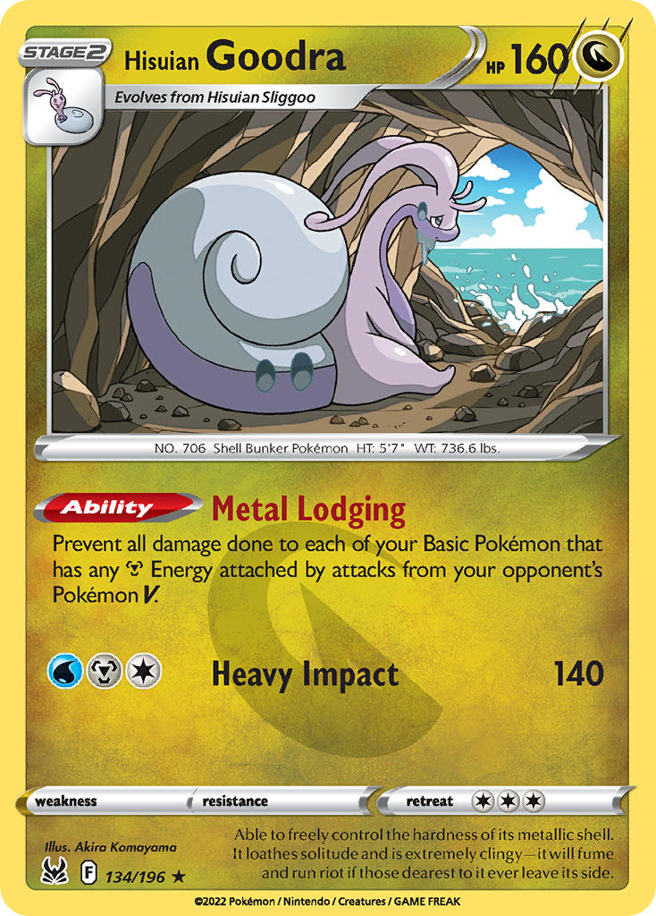 134/196 Hisuian Goodra