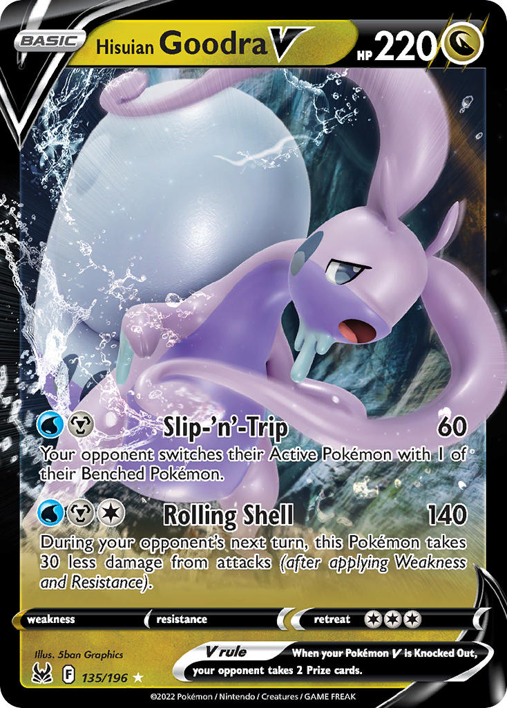 135/196 Hisuian Goodra V
