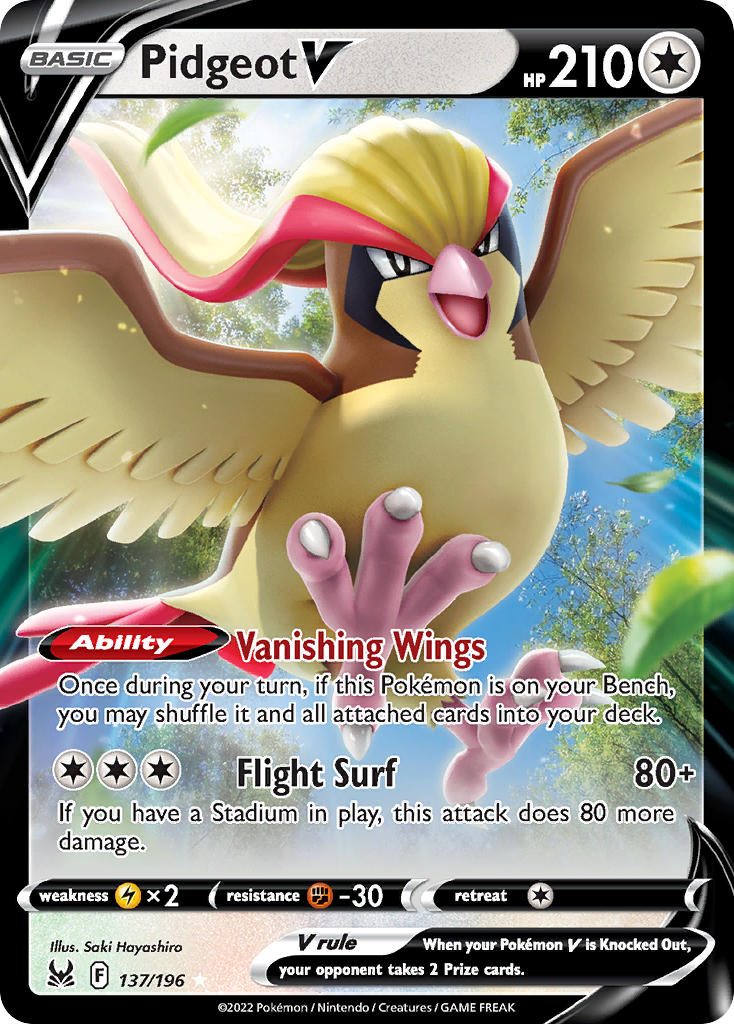 137/196 Pidgeot V