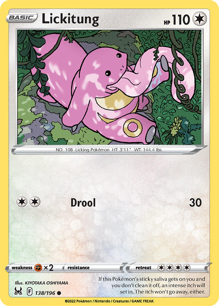 138/196 Lickitung