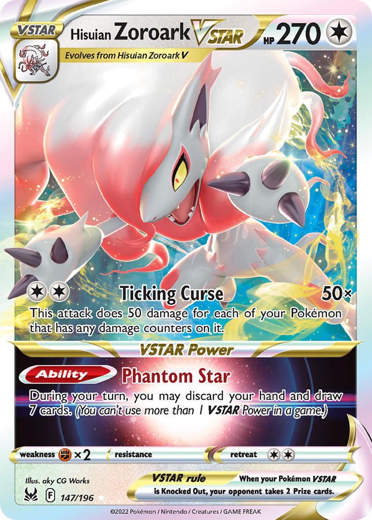 147/196 Hisuian ZoroarkVSTAR