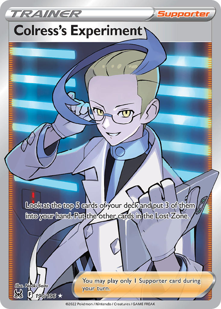 190/196 Colress's Experiment