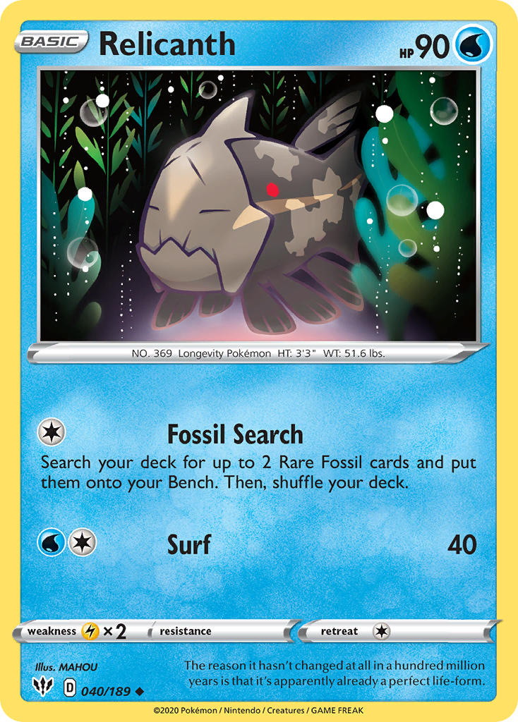 040/189 Relicanth