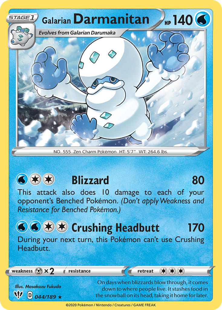 044/189 Galarian Darmanitan