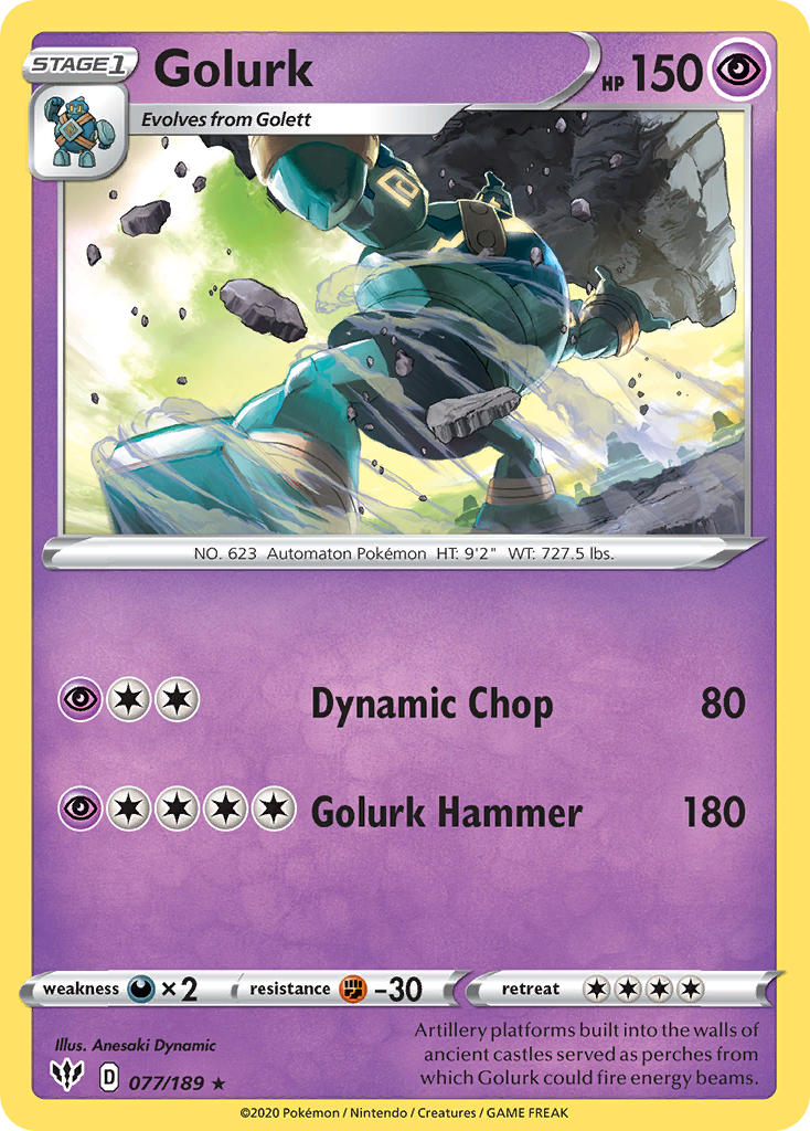 077/189 Golurk