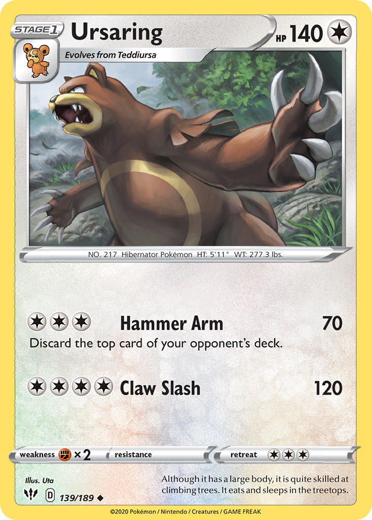 139/189 Ursaring