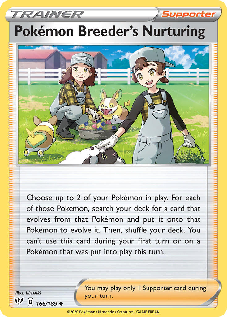 166/189 Pokemon Breeder's Nurturing