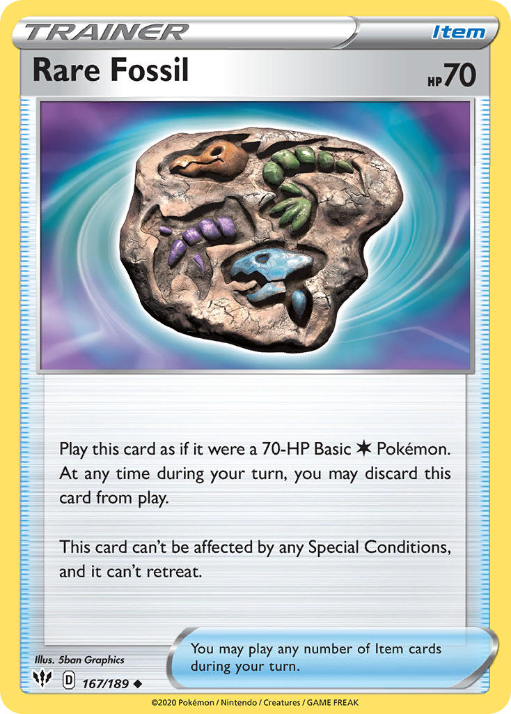 167/189 Rare Fossil