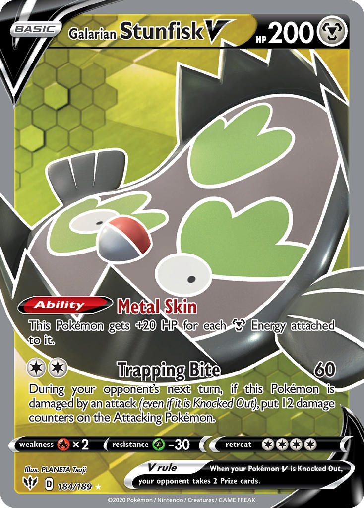 184/189 Galarian StunfiskV