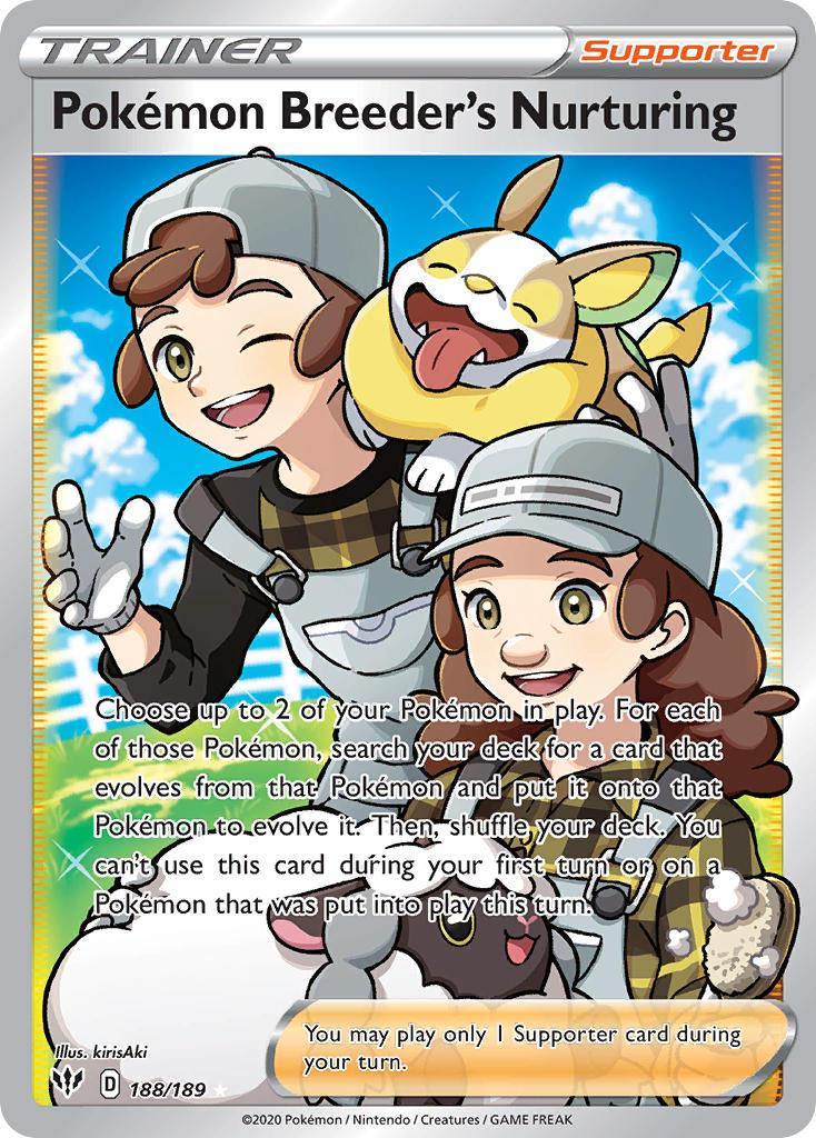 188/189 Pokemon Breeder's Nurturing
