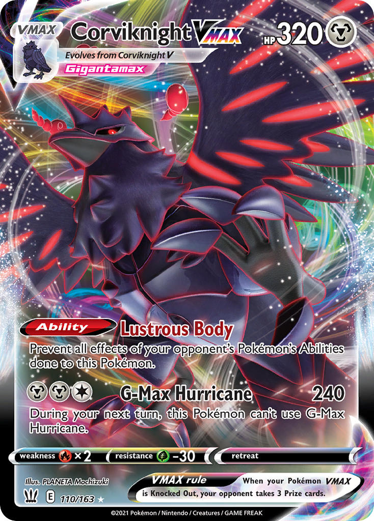 110/163 Corviknight VMAX
