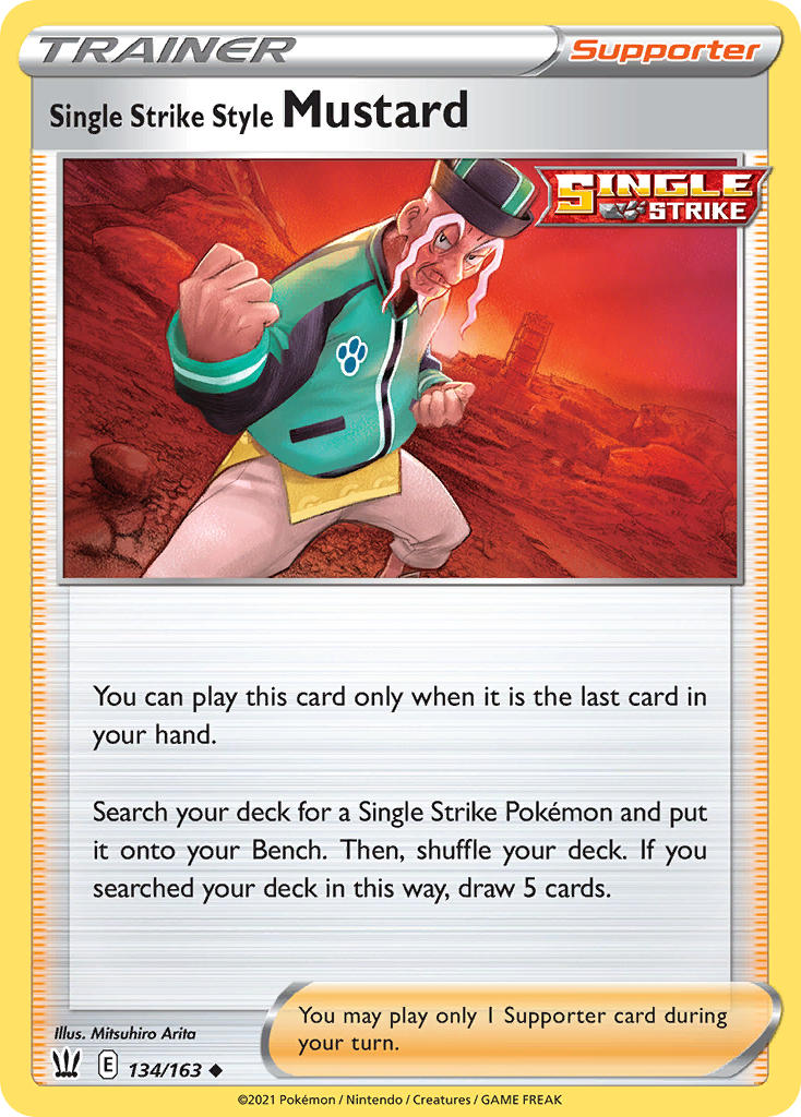 134/163 Single Strike Style Mustard