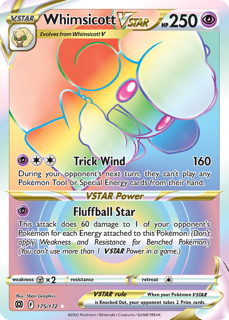 175/172 Whimsicott VSTAR