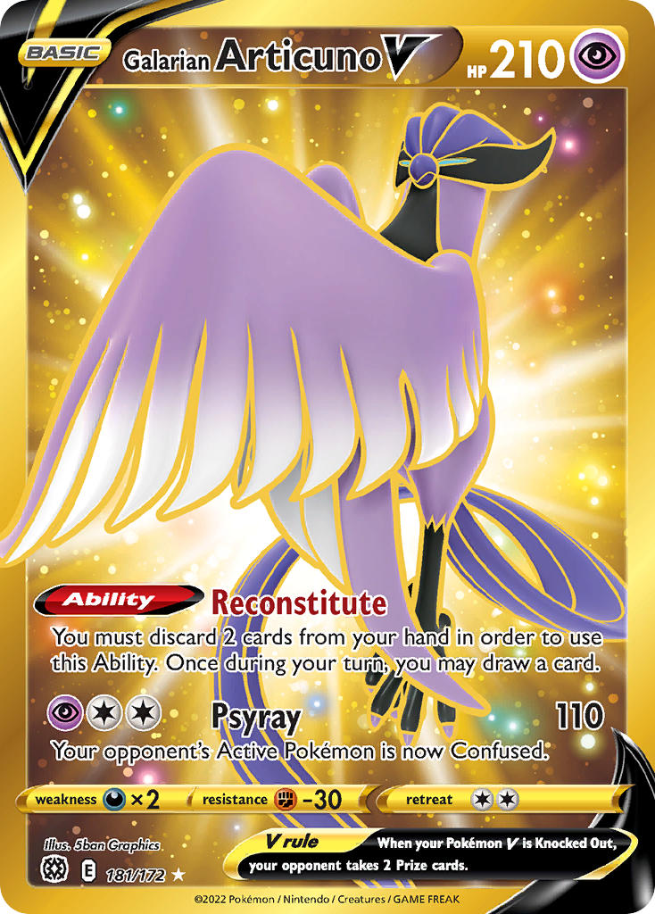 181/172 Galarian ArticunoV