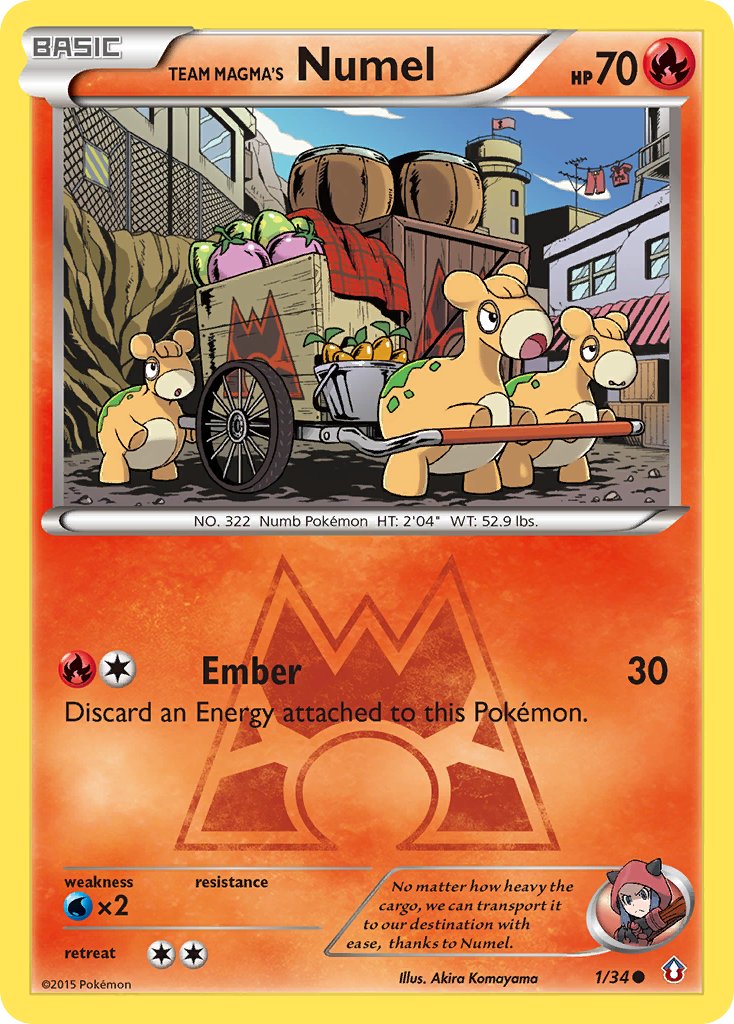 001/34 Team Magma's Numel