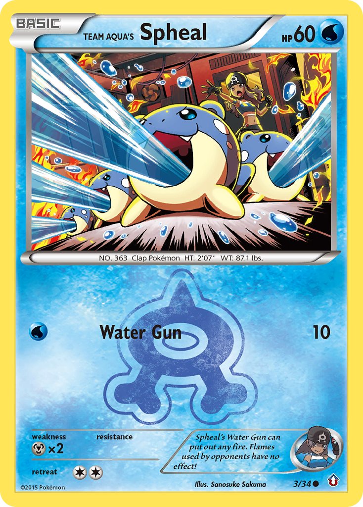 003/34 Team Aqua’s Spheal