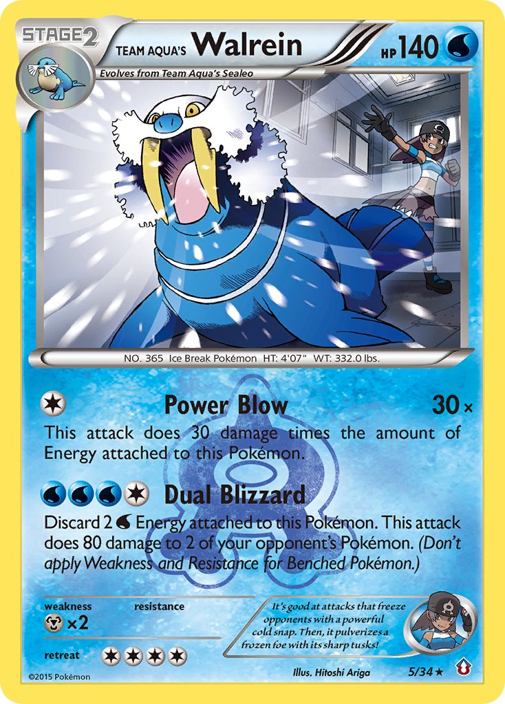 005/34 Team Aqua's Walrein