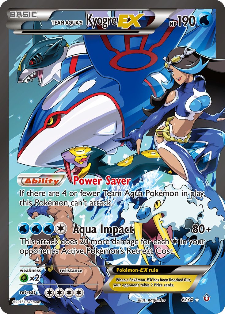 006/34 Team Aqua’s Kyogre EX