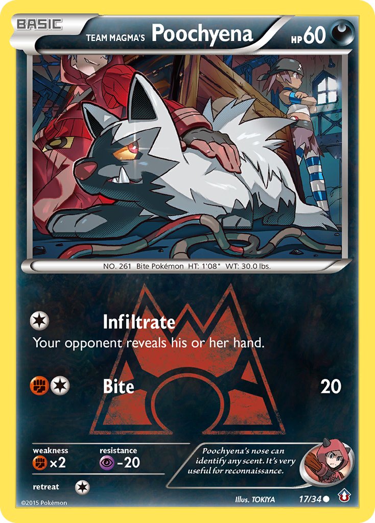 017/34 Team Magma’s Poochyena