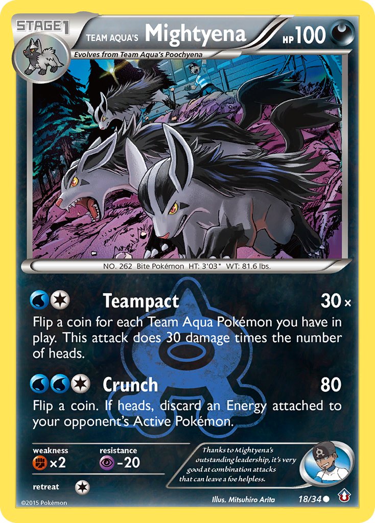 018/34 Team Aqua’s Mightyena