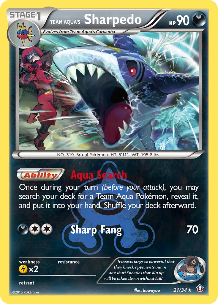021/34 Team Aqua’s Sharpedo