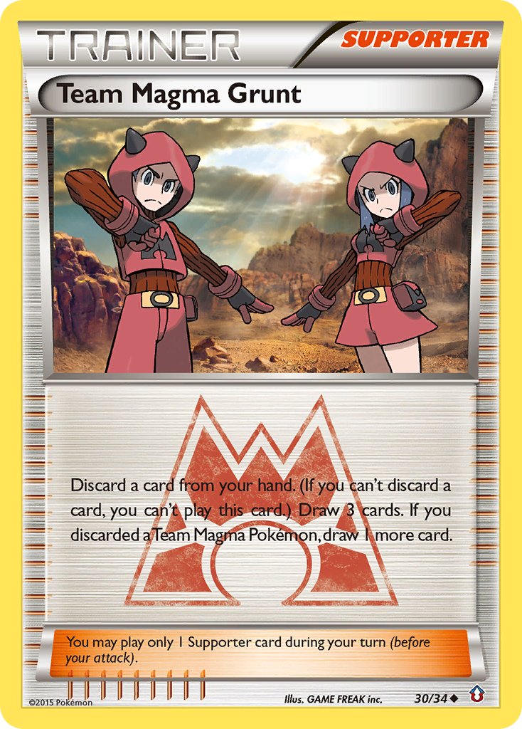 030/34 Team Magma Grunt