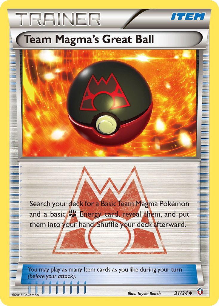 031/34 Team Magma’s Great Ball