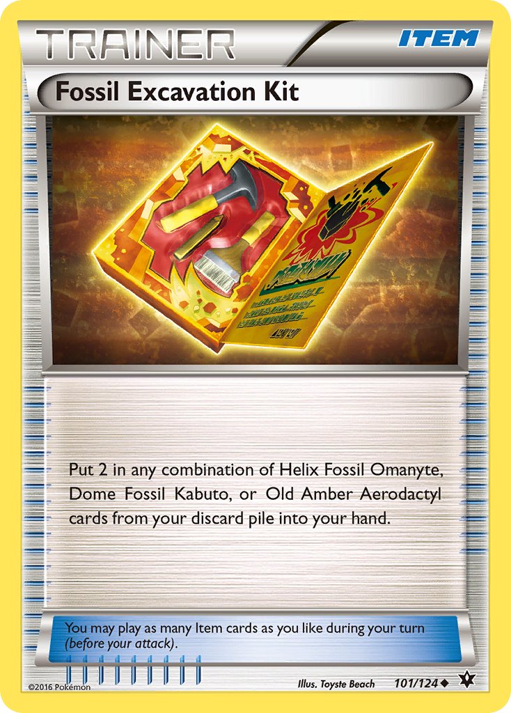101/124 Fossil Excavation Kit
