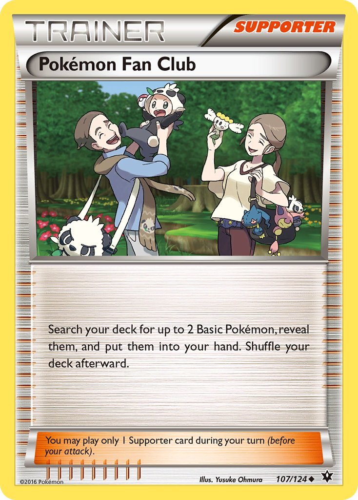 107/124 Pokémon Fan Club