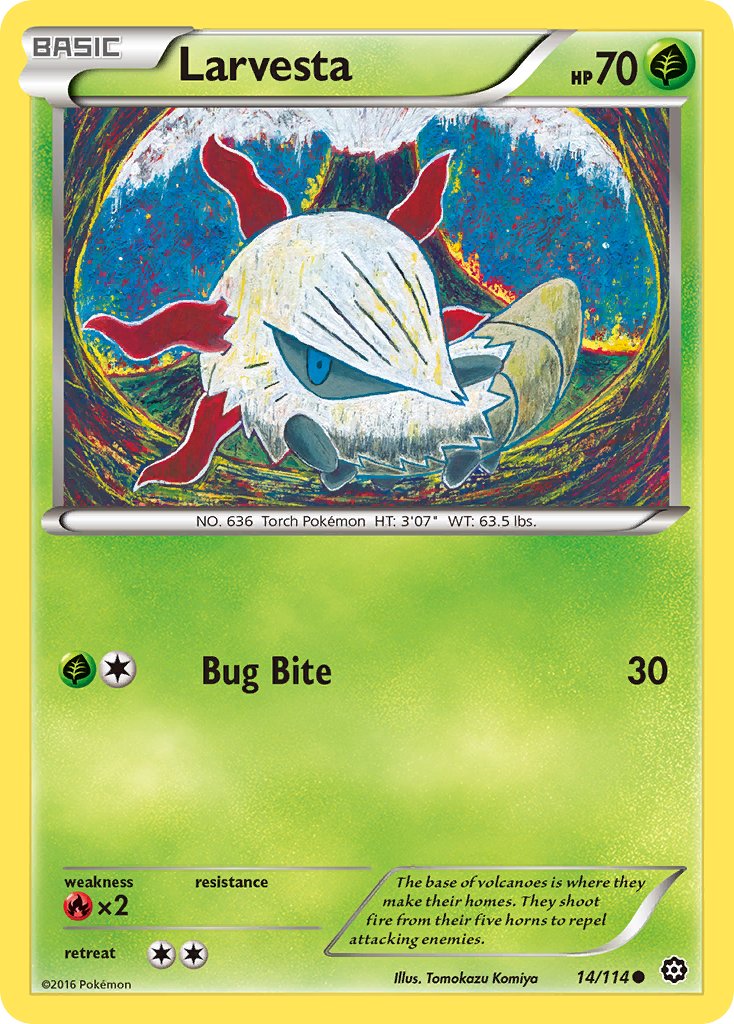014/114 Larva vesta