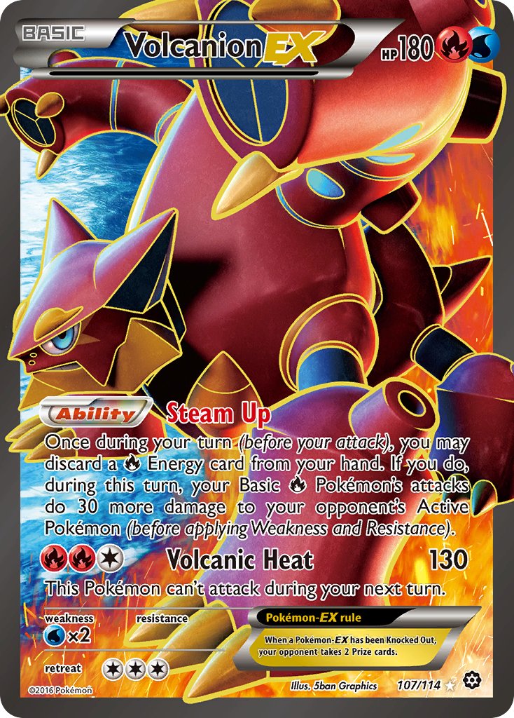 107/114 Volcanion EX