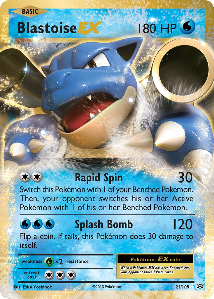 021/108 Blastoise EX