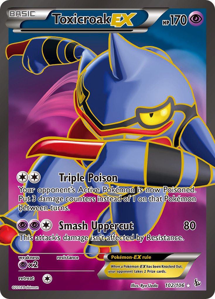 102/106 Toxicroak EX
