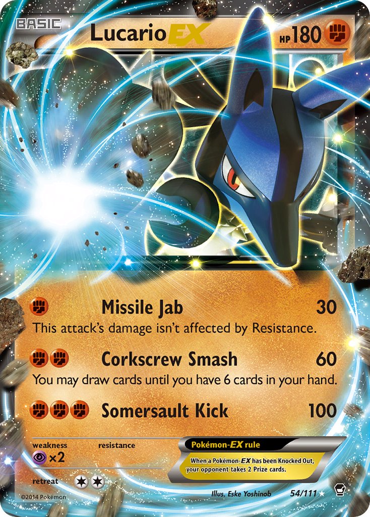 054/111 Lucario EX