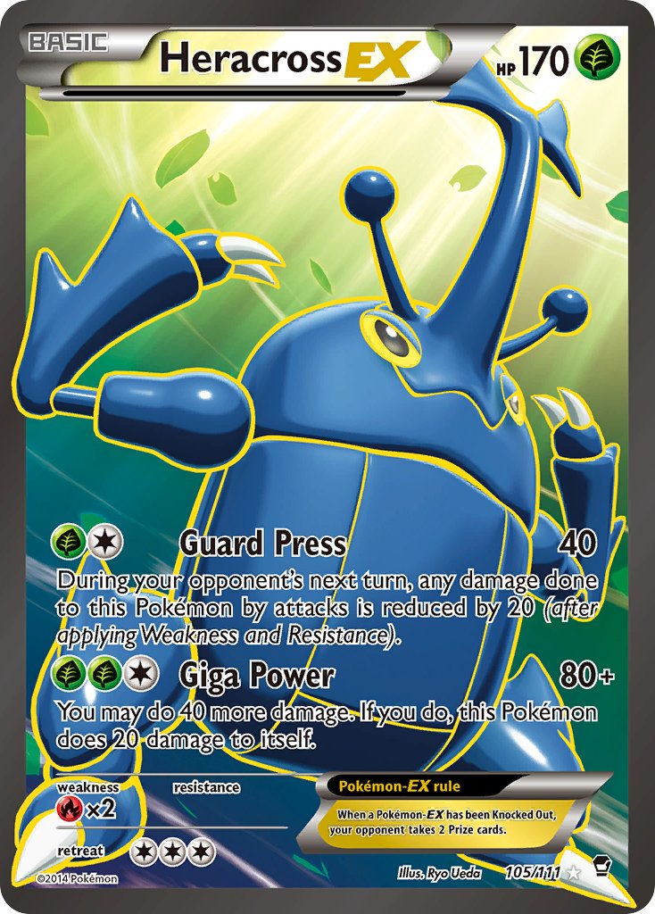 105/111 Heracross EX