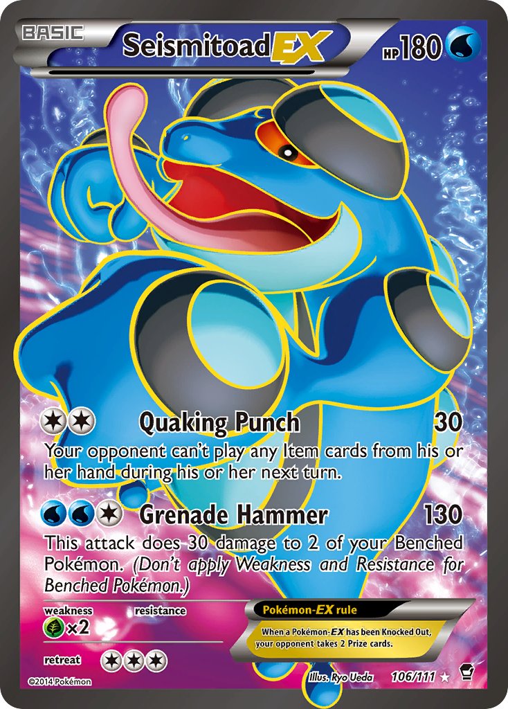 106/111 Seismitoad EX