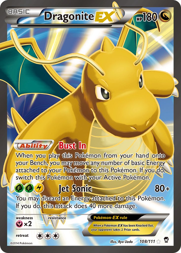 108/111 Dragonite EX