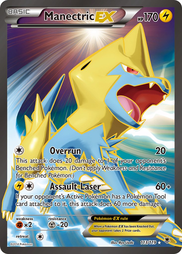 113/119 Manectric EX