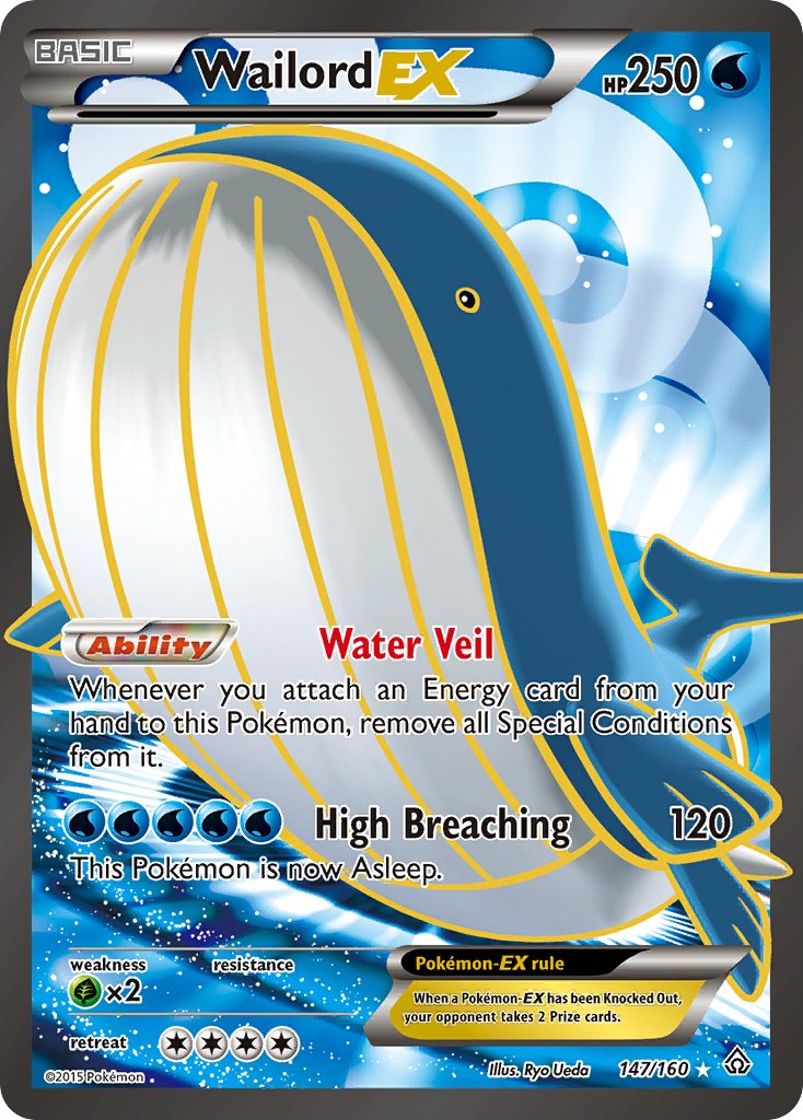 147/160 Wailord EX